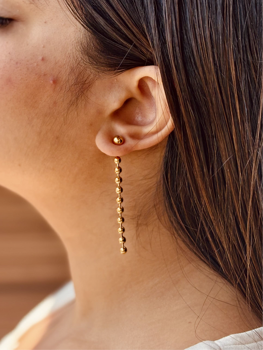 Long ball Earrings