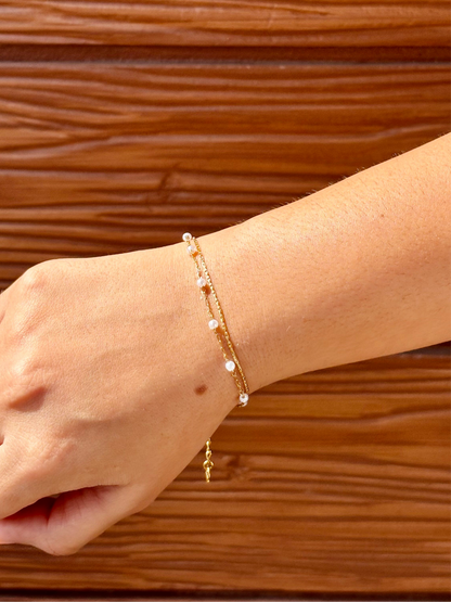 Thin Pearl Bracelet