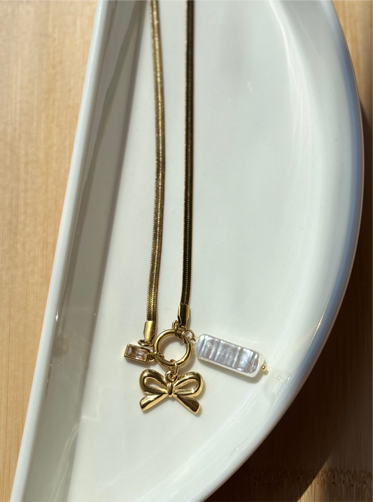 Bow Charm Chain